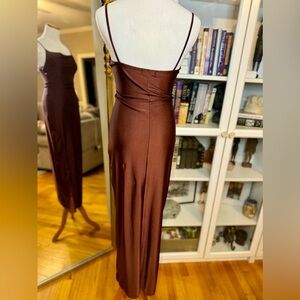 Brown long dress